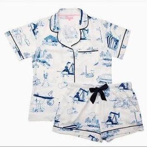 Katie Kime PJ set Houston edition